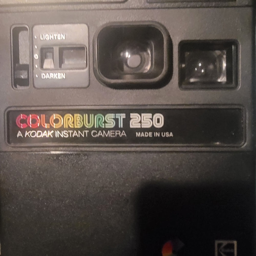 1980s Polaroid camera with original case